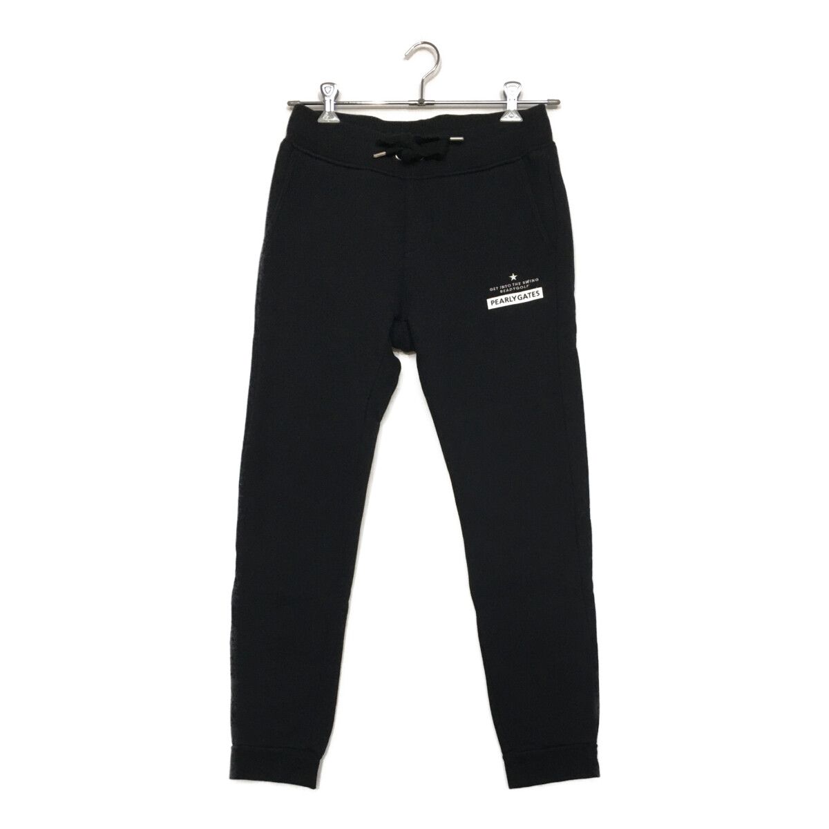 メンズ パーリーゲイツ PEARLY GATES パンツ 4 M 濃紺 秋冬 裏起毛 刺しゅう