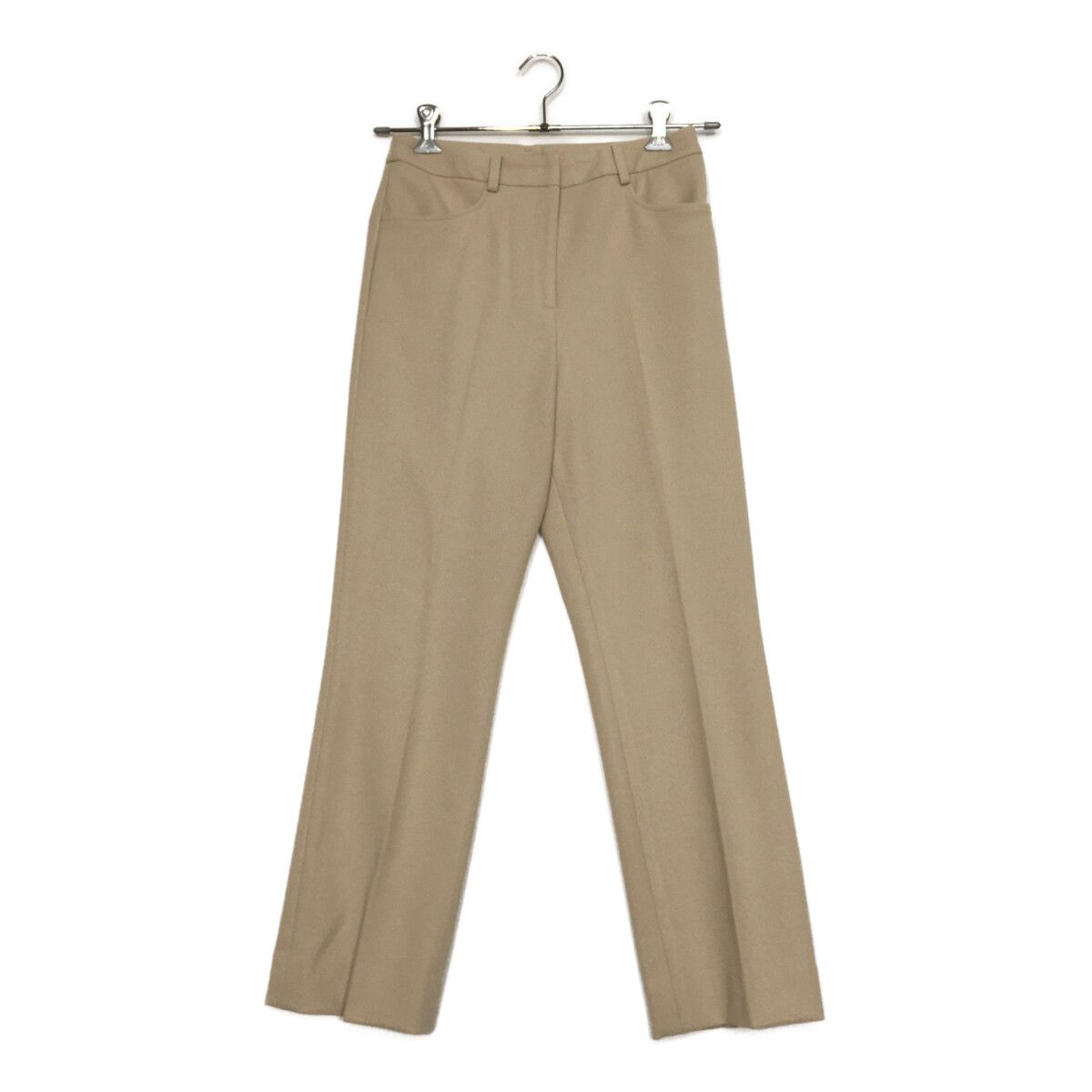 ♥品 レディース ランバンスポール LANVIN SPORT パンツ 38 M ベージュ 裏地付き 秋冬