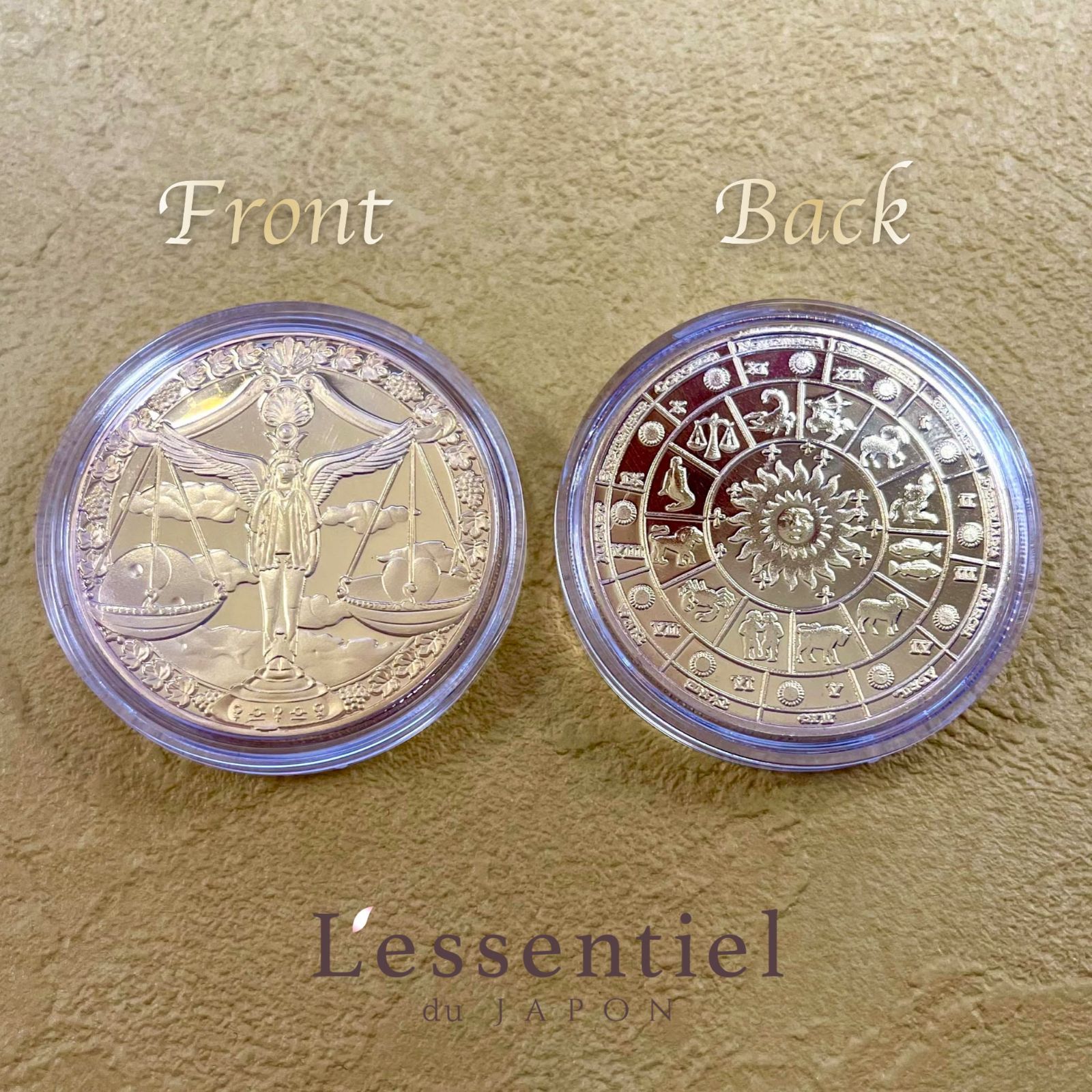 星座 メダル 】12枚入 ゴールド コイン 占星術 占い 新月 満月 牡羊座