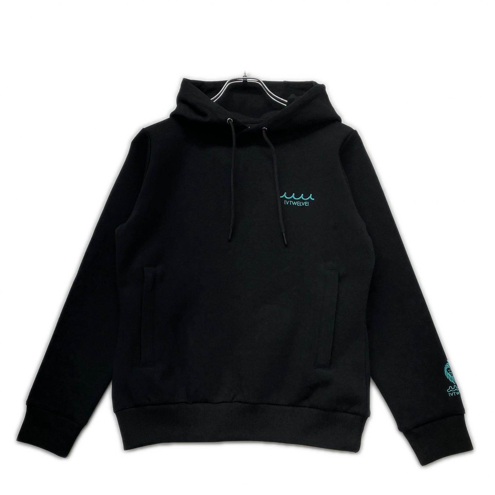 ♥品 レディース ヴィ トゥエルヴ V 12 パーカー 1 M 黒 ブラック MUTAコラボ