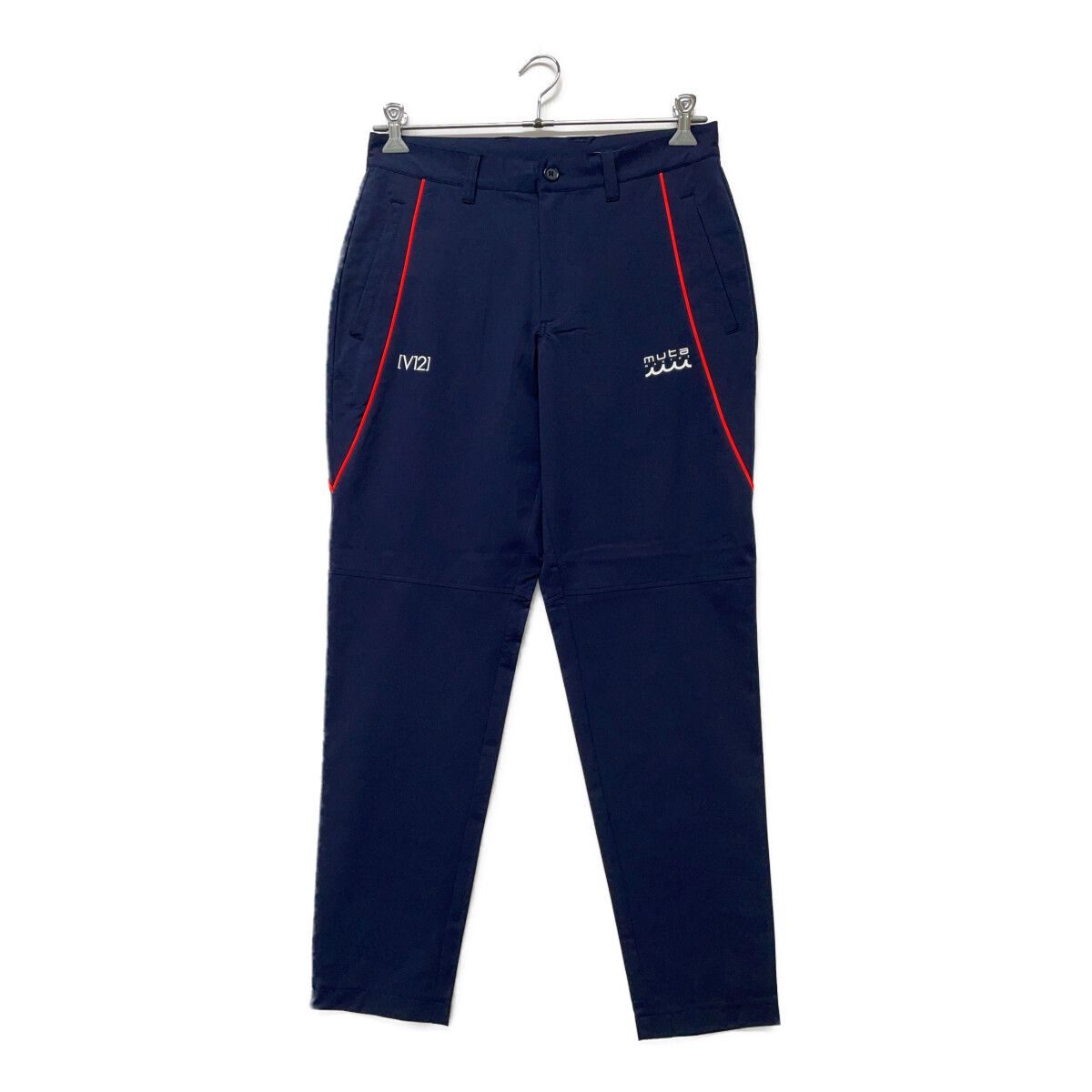♥品 メンズ ヴィ トゥエルヴ V 12 パンツ M 紺 ネイビー MUTAコラボ 薄手 防風 撥水