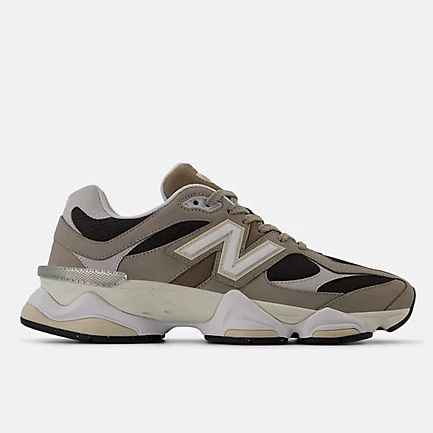 ♥ Balance 9060 ベージュ×ブラック U 9060系 男女兼用 ボリュームソール スニーカー