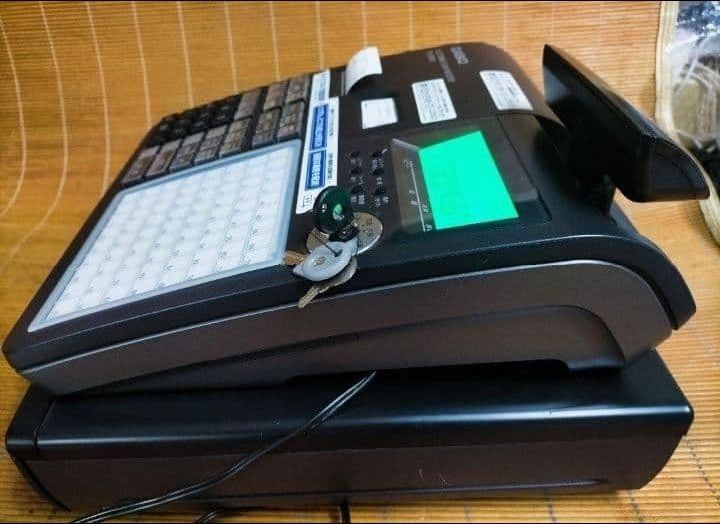 カシオレジスター TK-2500 店名無料 コンパクト上位機種 741888 - メルカリ