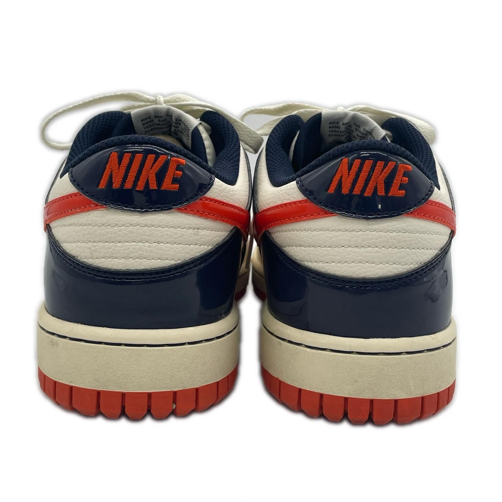 中古 ナイキ NIKE ゴルフシューズ 27cm ホワイト×オレンジ DUNK ダンク