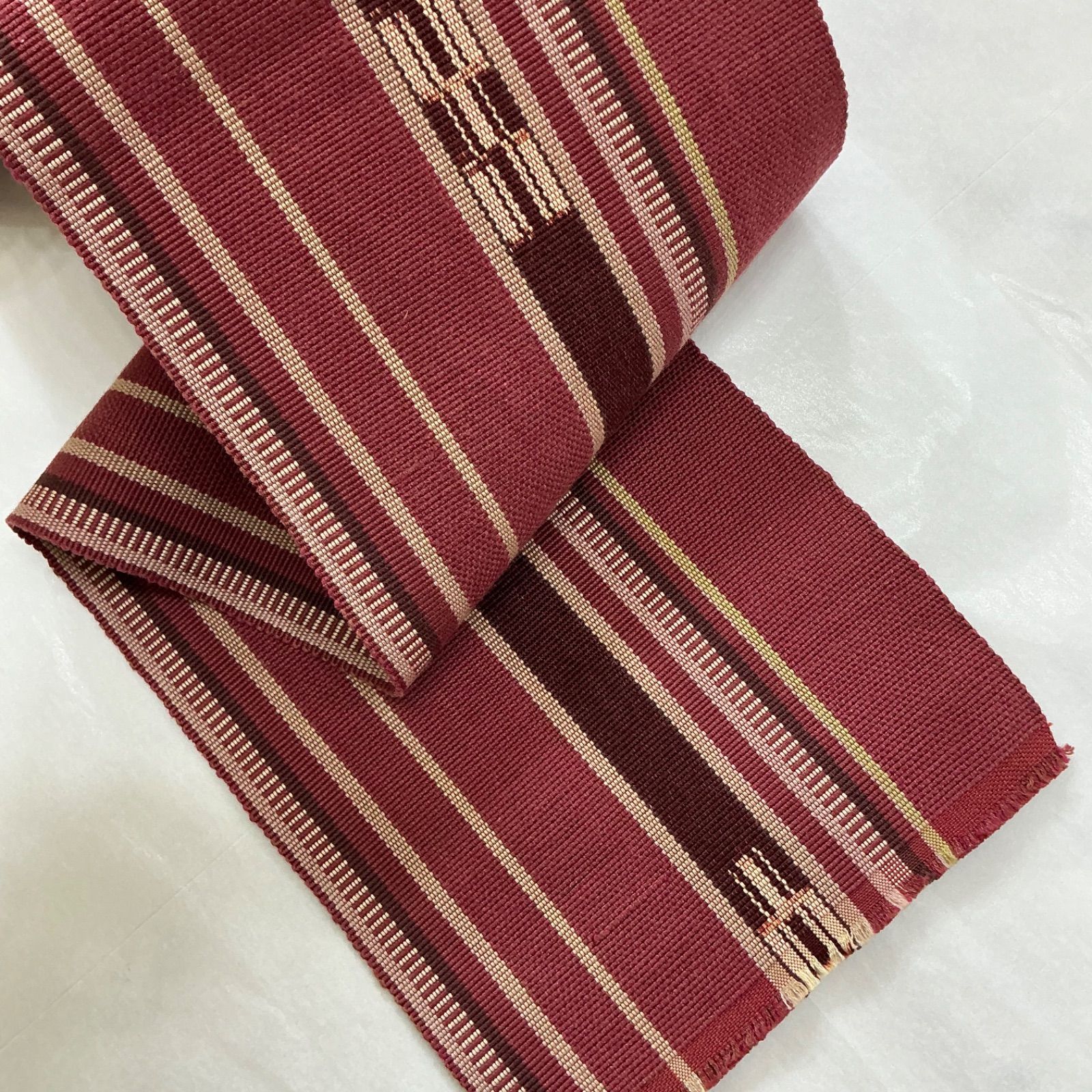 ◇kimomo+one◇kimonoarisa◇美品◇八重山ミンサー織◇伝統工芸品