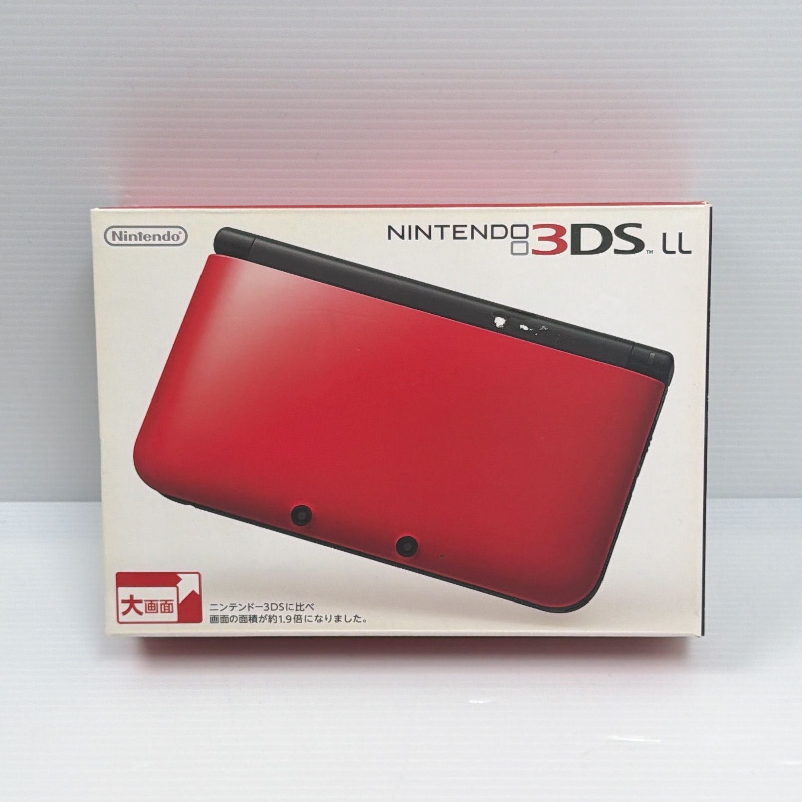極美品 ニンテンドー 3DSLL レッドブラック 遊べるセット 動作確認済み