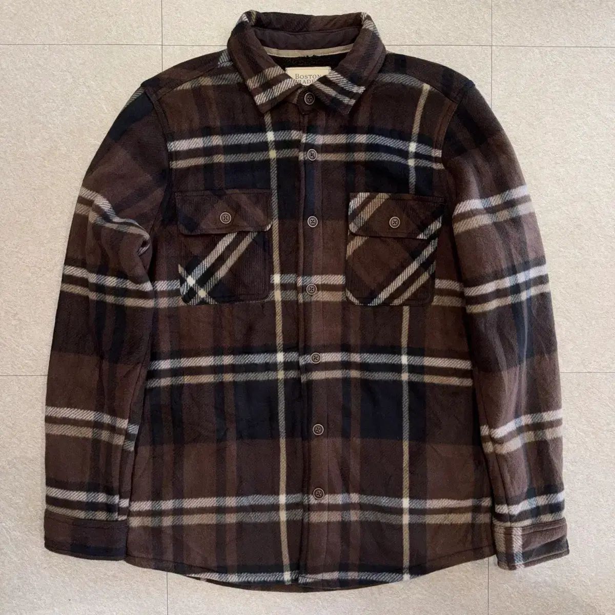 Boston Traders ボア裏地 CHECK フランネルシャツ