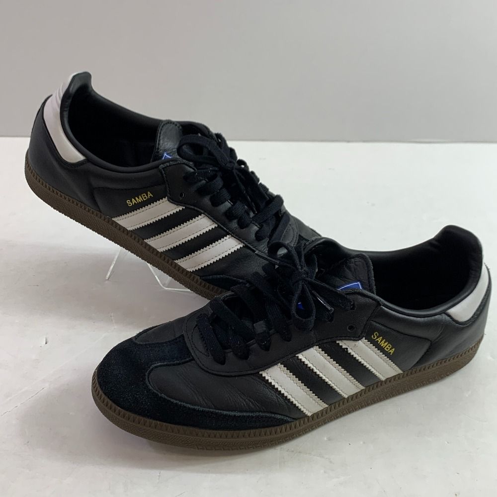 04 w 5724▽ adidas Samba OG Core Black|Cloud White|Gum B 75807 アディダス サンバ コアブラック|クラウドホワイト|ガム 26.5 cm スニーカー