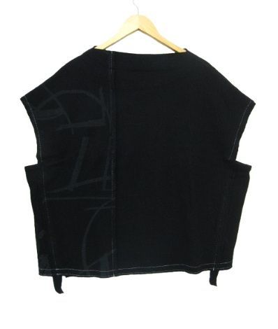 新品未使用　センソユニコ　新作　芽風　変形　ベスト センソユニコ 芽風 mefu リネン ジレ 変形 ベスト センソユニコ 芽風