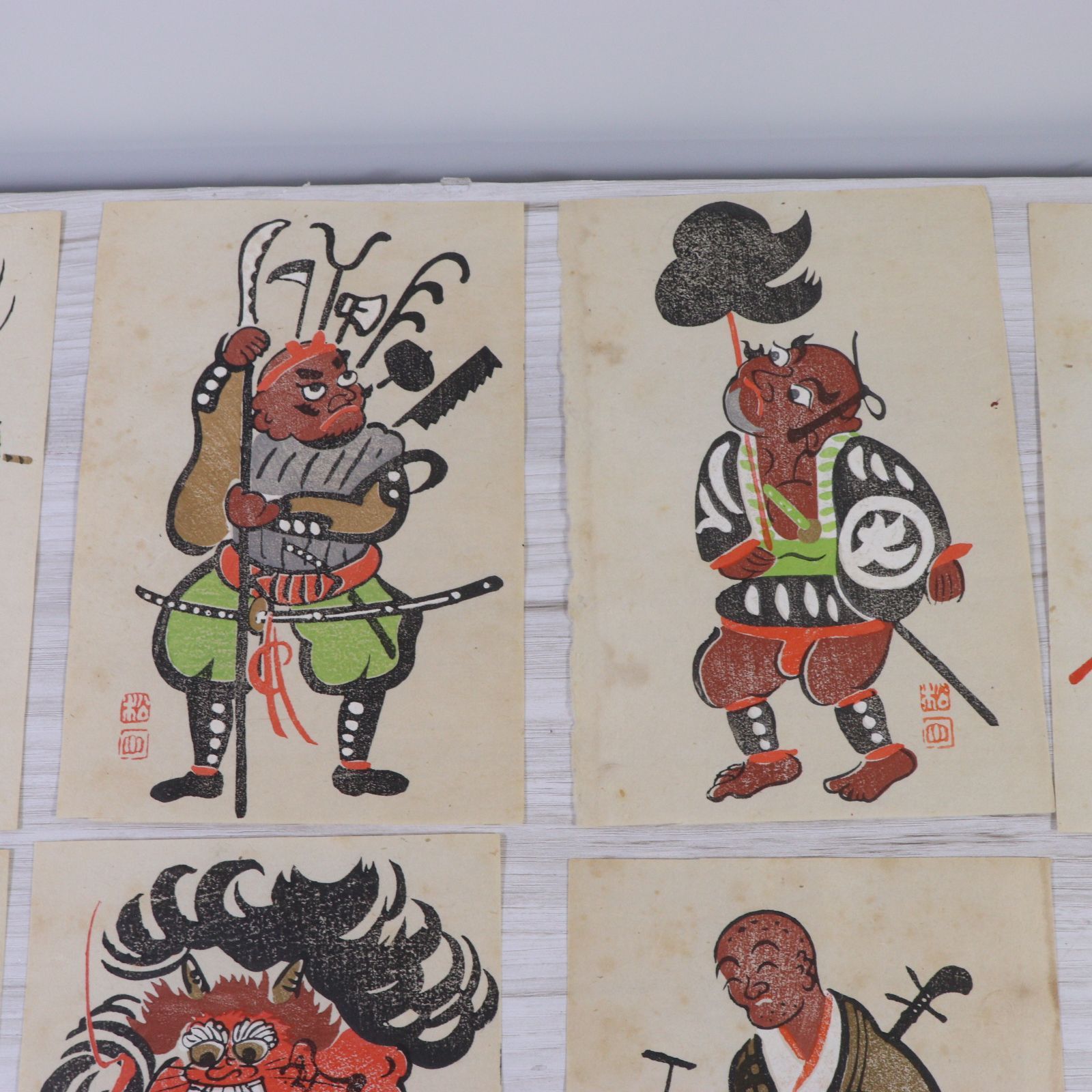 ト足】 大津絵 高橋松山 滋賀県伝統工芸品 民族絵画 まとめ CA0A01007