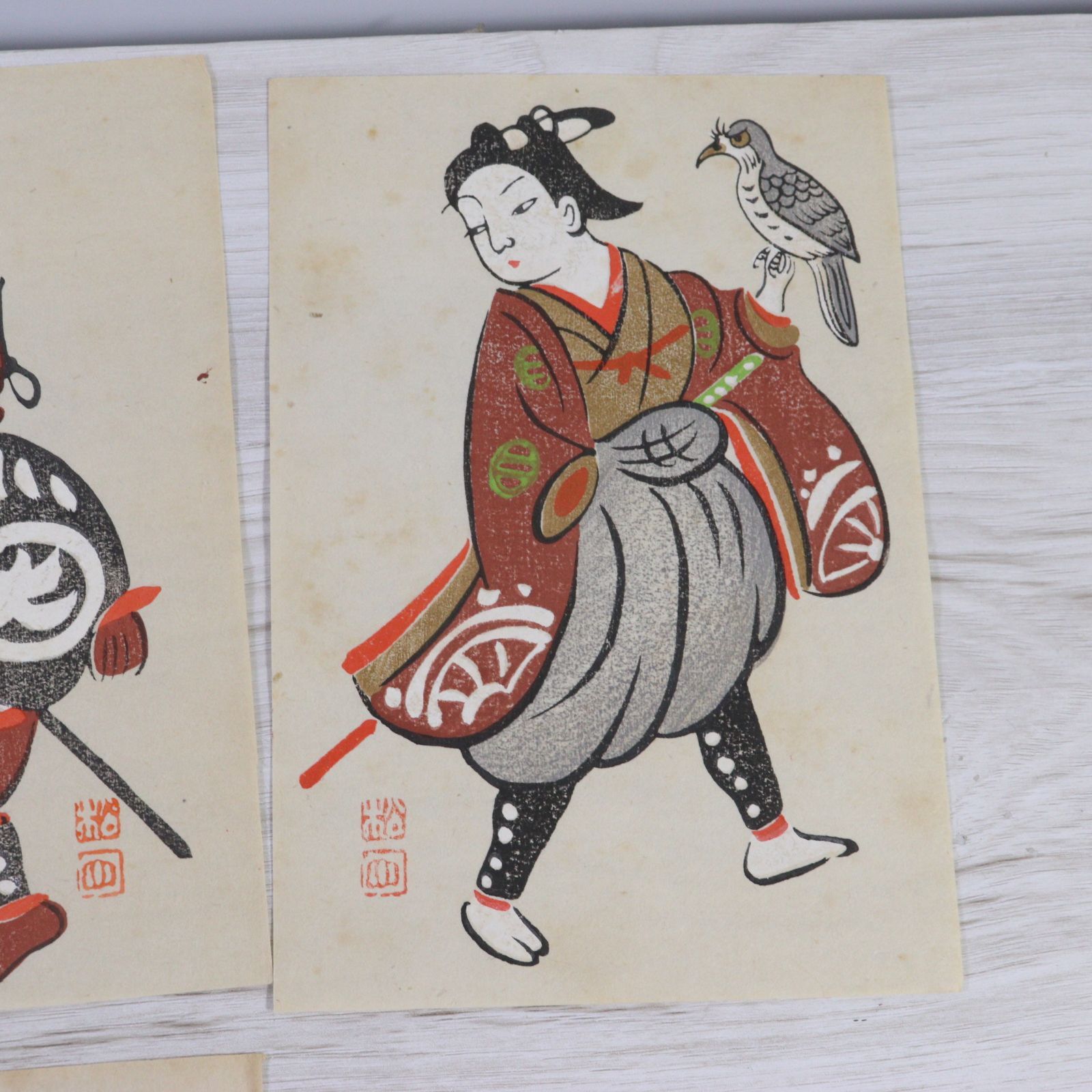 ト足】 大津絵 高橋松山 滋賀県伝統工芸品 民族絵画 まとめ CA0A01007