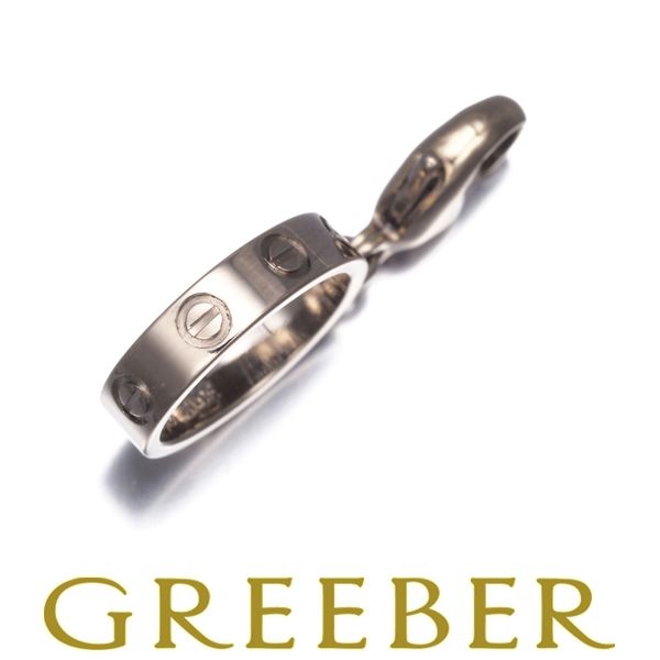 カルティエ ラブペンダントトップ チャーム K 18 WG 183401