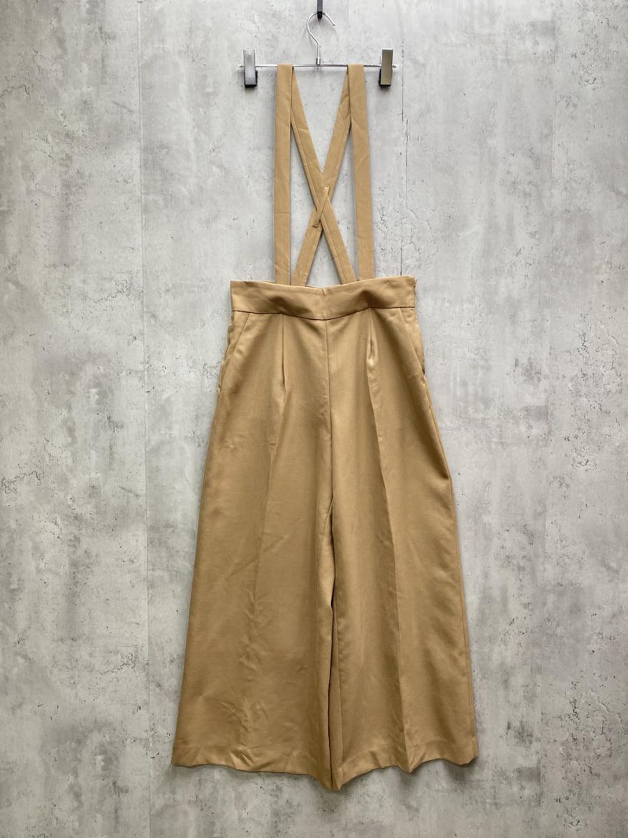 組曲 サスペンダー パンツ size 3|ベージュ レディース