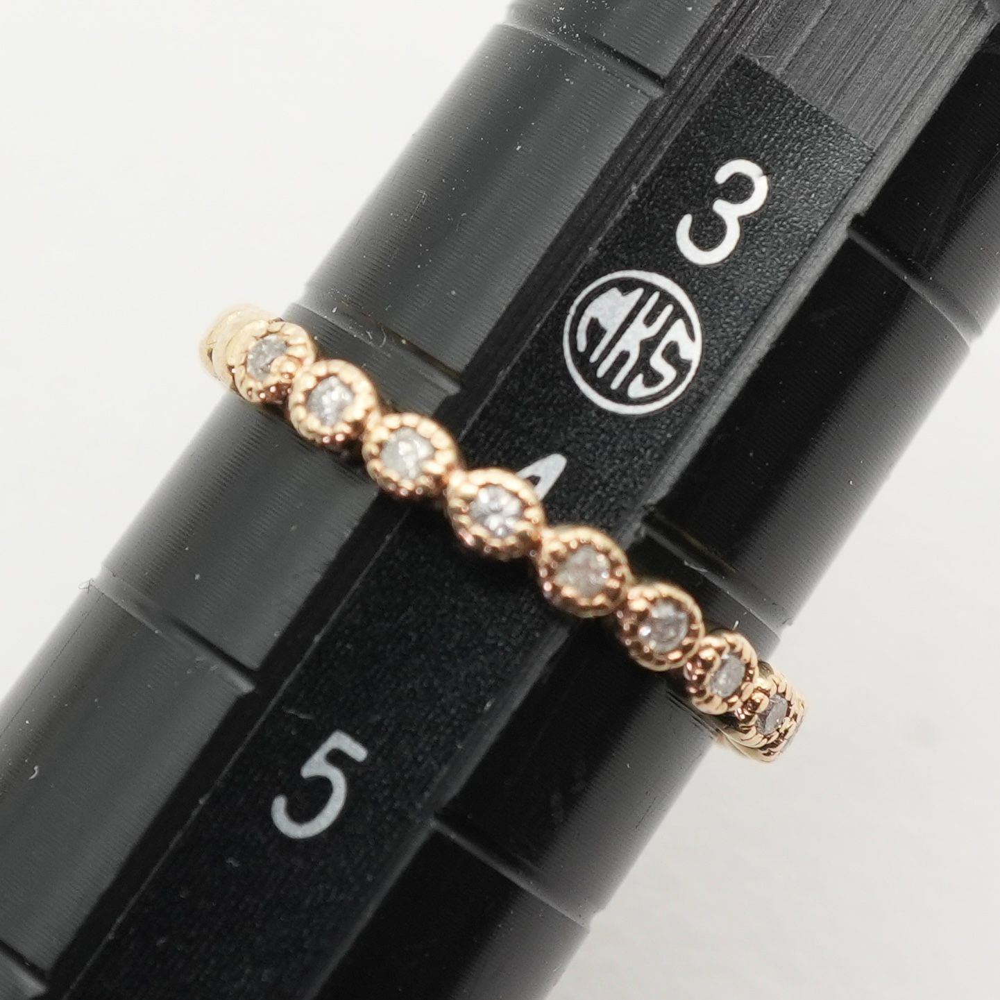 【agete】K10×ダイヤモンド　7号　フリルリング K10ダイヤモンドリング｜リング｜アガット 公式オンラインストア