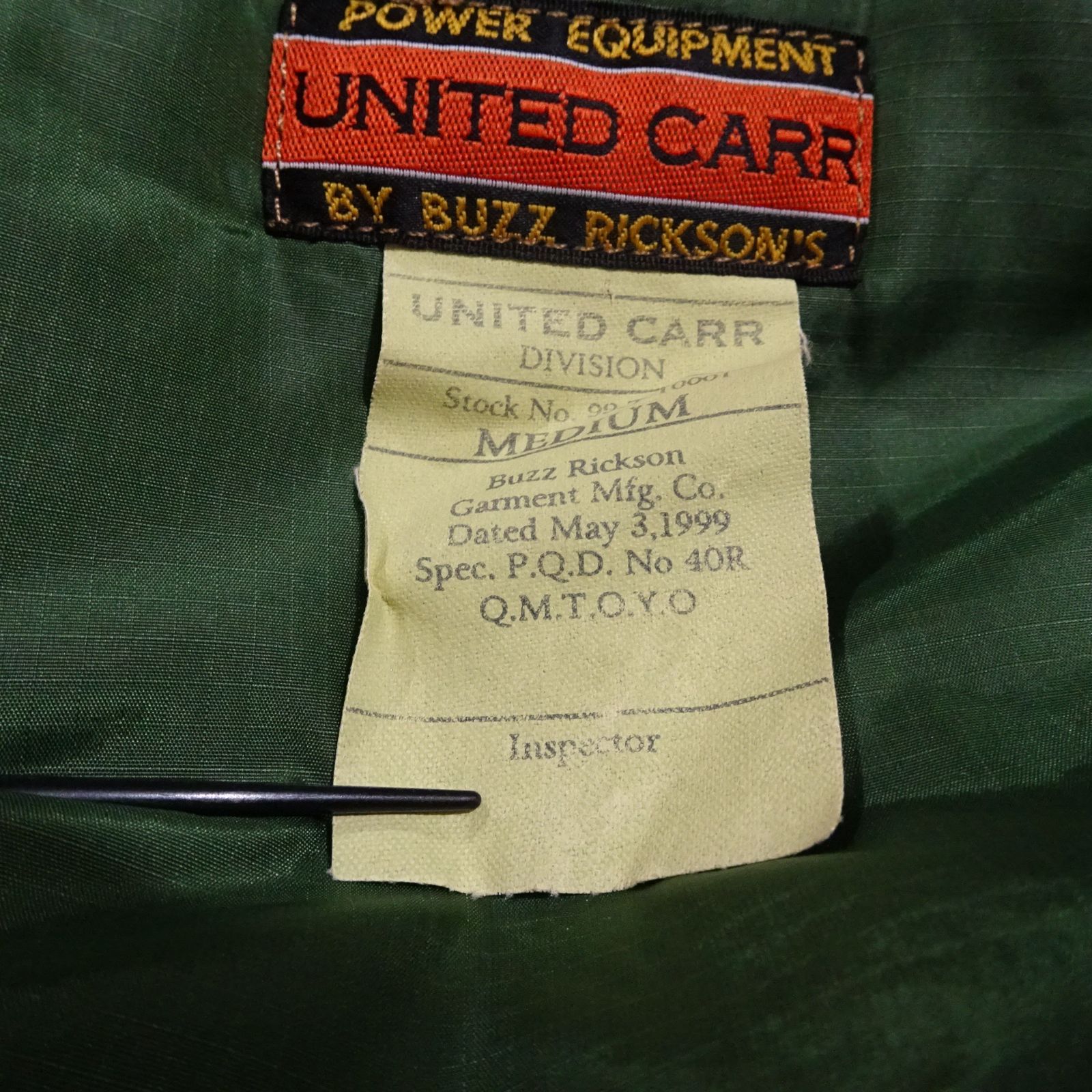 00s UNITED CARR by BUZZ RICKSON