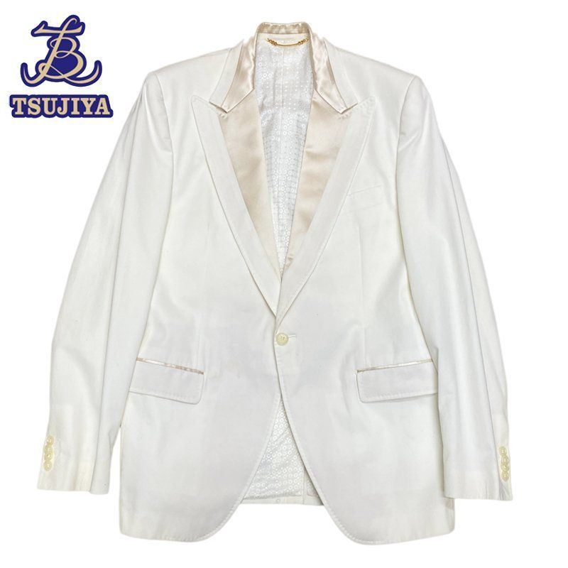 B Dolce-Gabbana ドルチェ＆ガッバーナ タキシードジャケット メンズ サイズ52 ホワイト A 2724