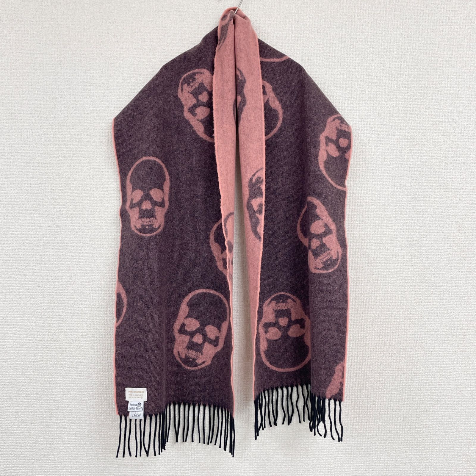 lucien pellat-finet ルシアンペラフィネ マフラー ドクロ スカル バイ