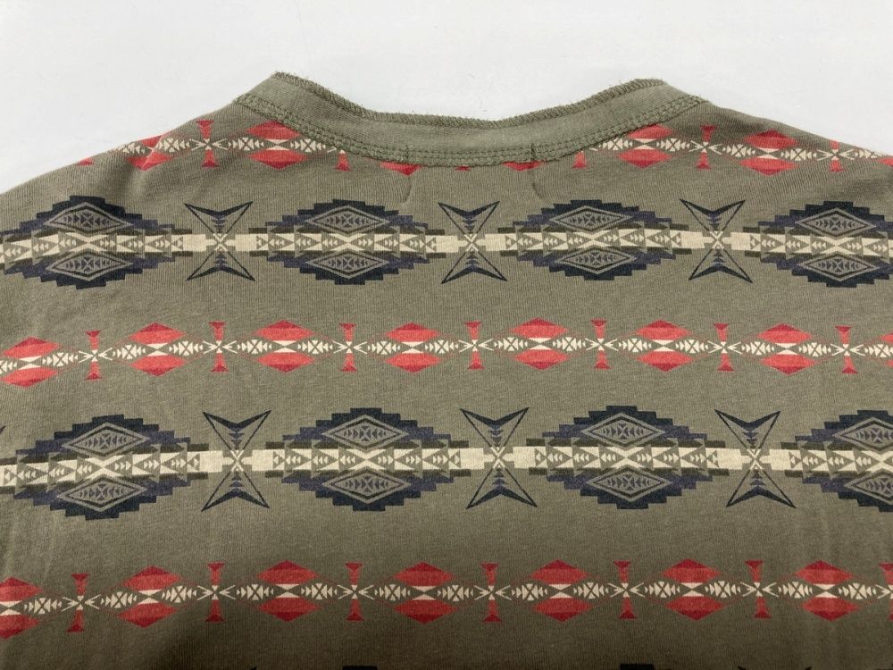 ダブルアールエル RRL 一つ星 90s L/S HENLEYNECK T-SHIRT ネイティブ