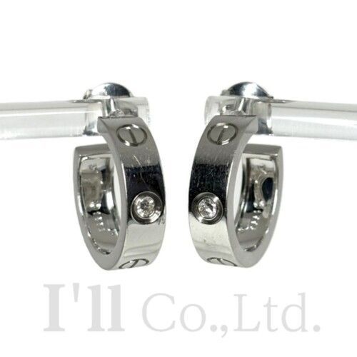 CARTIER カルティエ ラブ フープ ピアス クラシックモデル B8022800 