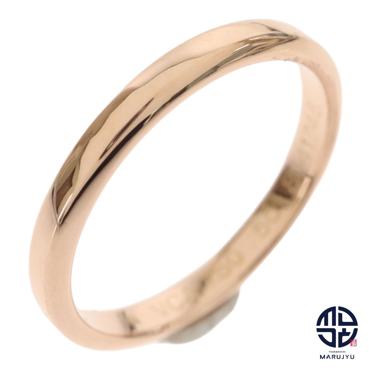 Van Cleef - Arpels ヴァンクリーフ-アーペル VCA 750 RG 18金ローズゴールド トゥージュール マリッジリング 指輪 ジュエリー アクセサリー ブランド 50 約9号