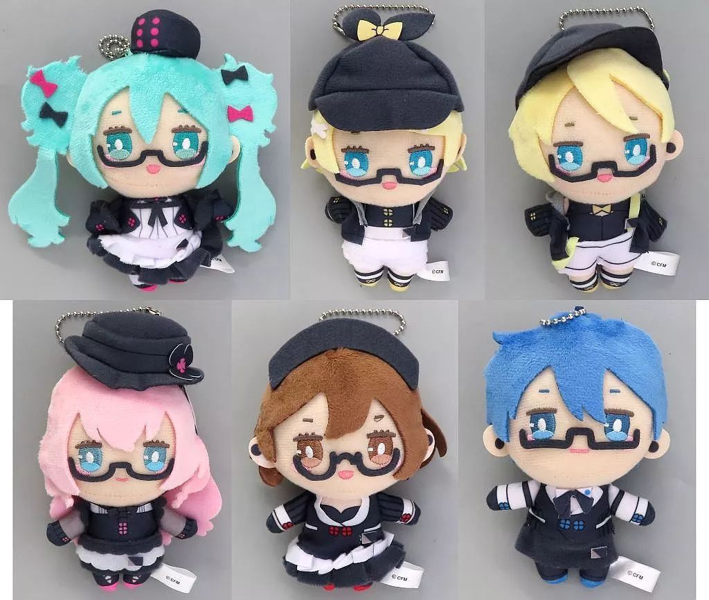 中古】ぬいぐるみマスコット・ぬいぐるみバッジ 全6種セット