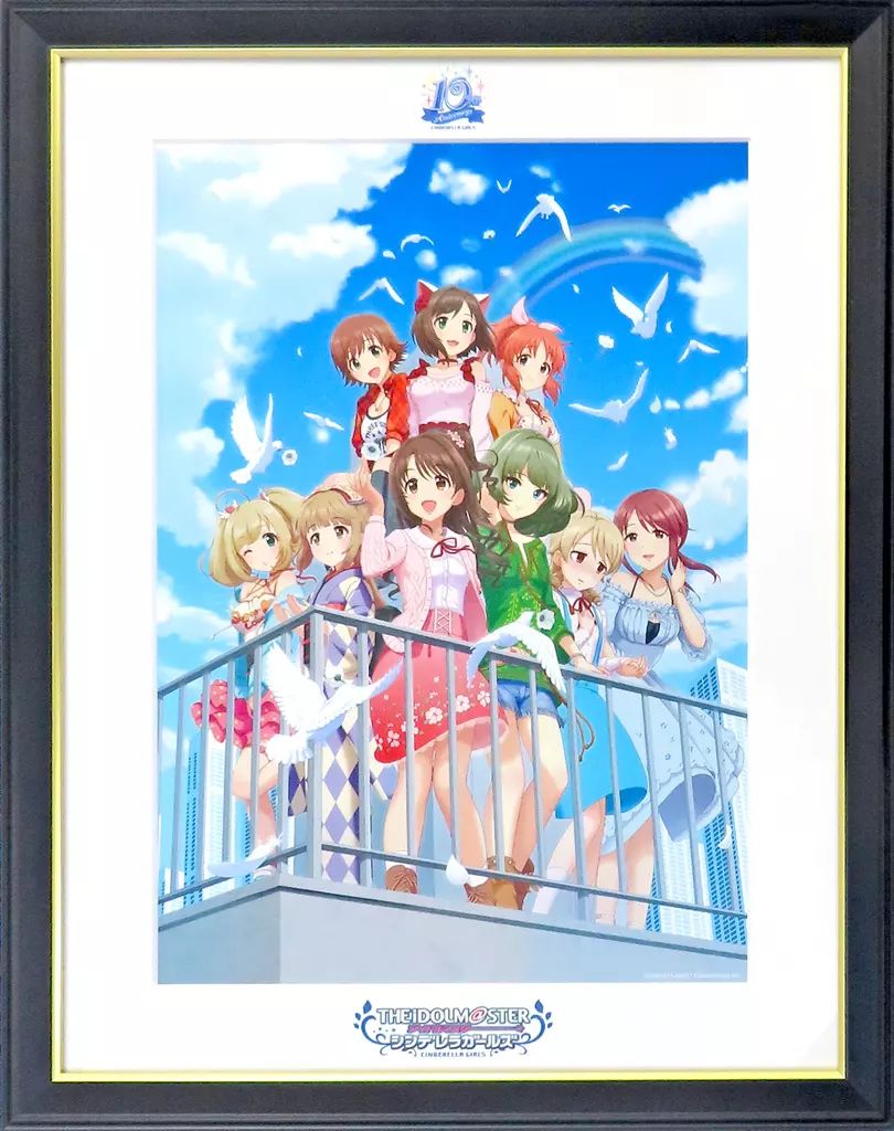 原画イラストボード 付属品付 THE IDOLM STER GIRLS 10 th Anniversary 複製原画