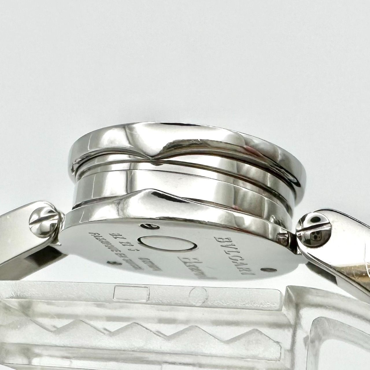 返品OK】新品電池交換済み 希少 BVLGARI ブルガリ B.zero1 ビー