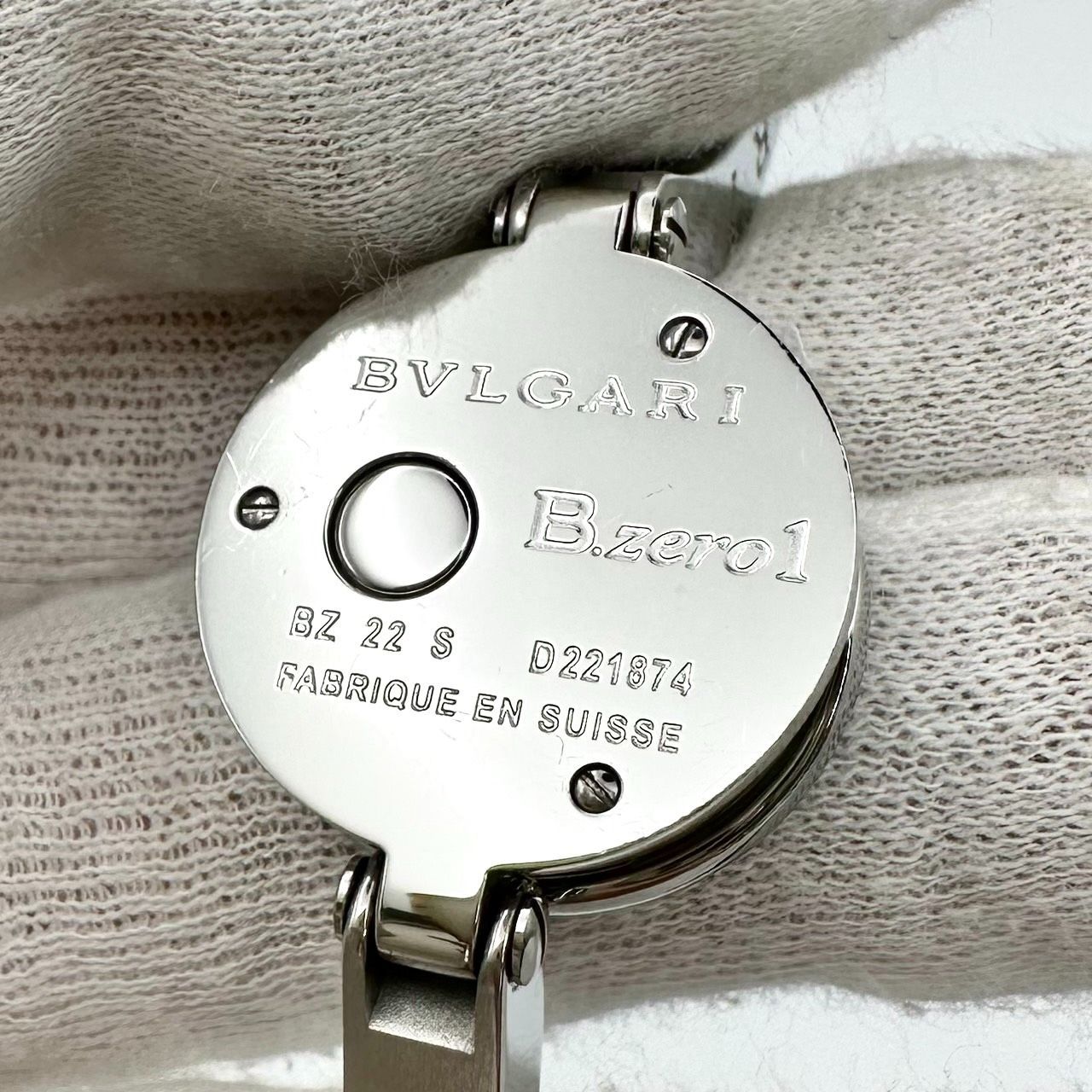 返品OK】新品電池交換済み 希少 BVLGARI ブルガリ B.zero1 ビー