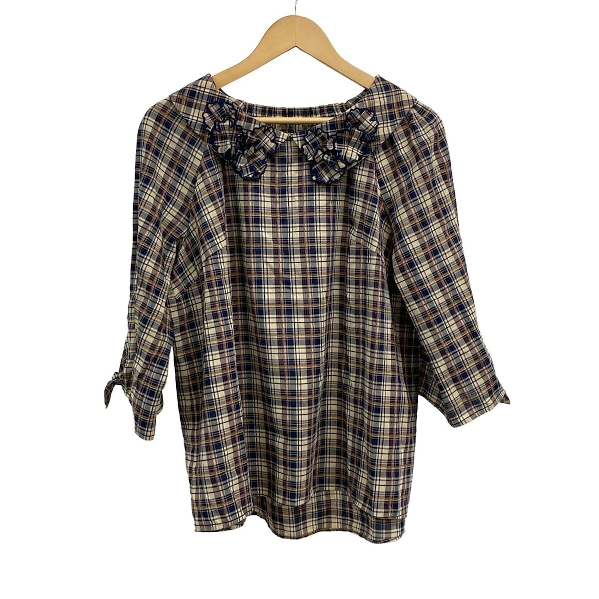 ローズティアラ 七分袖カットソー 42 L - Rose Tiara(ローズティアラ) 七分袖カットソー サイズ42 L レディース