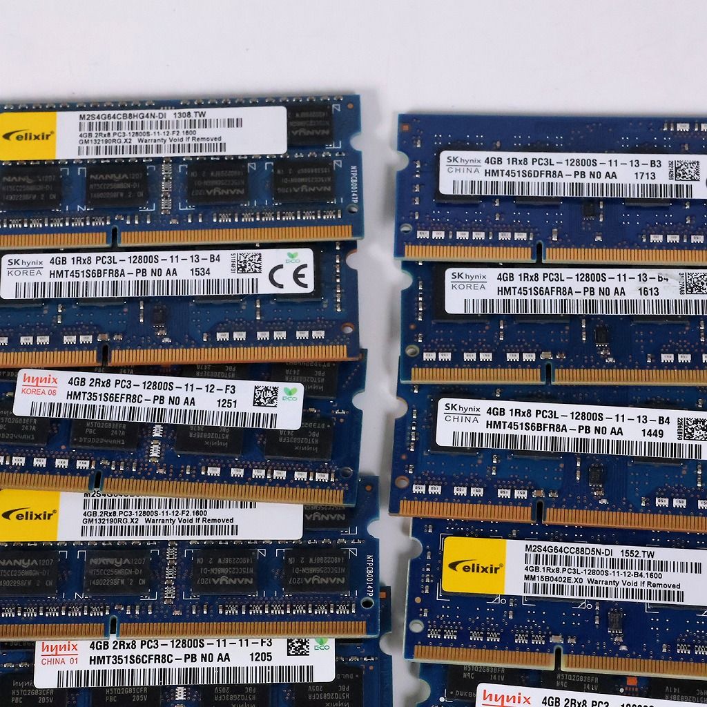  DDR 3 4 GB ノートPC用 セット 品 その他 PCパーツ