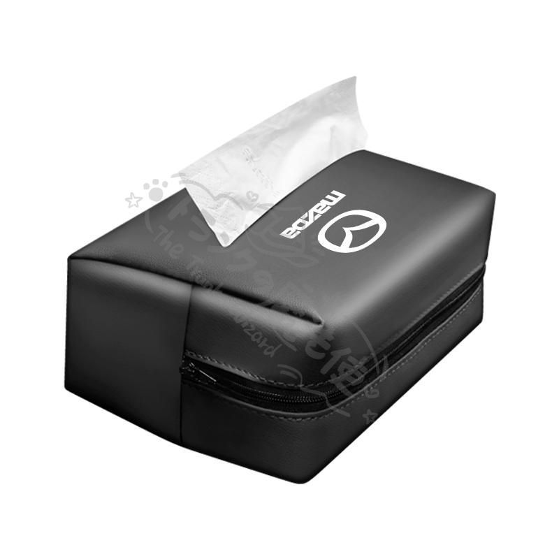 特価人気商品◇マツダ MAZDA◇ブラック◇PUレザー製ティッシュケース