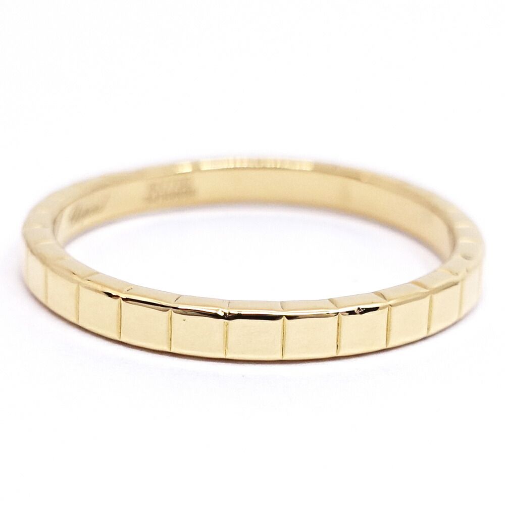  栄 ショパール K 18 YG アイスキューブ リング 指輪 ジュエリー メンズ レディース リング 指輪 アクセサリー