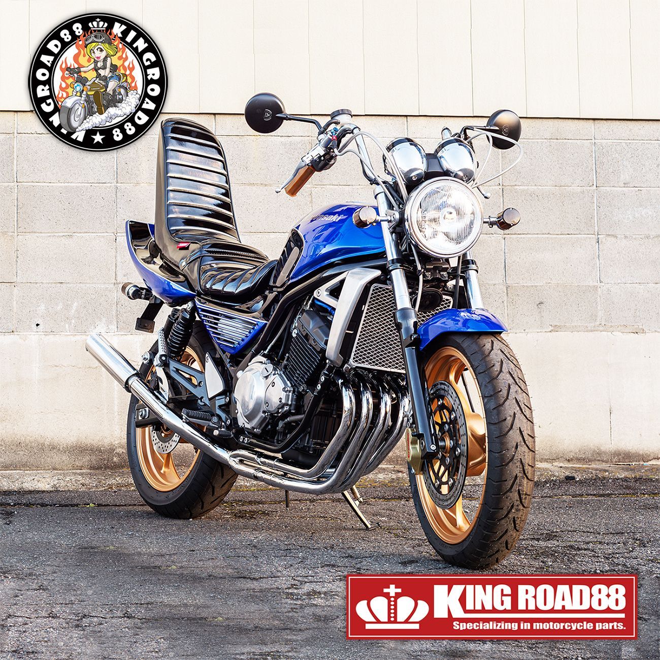 カワサキ バリオス2 バリオス Ⅱ型 2型 ZR250B マフラー KingRoad88