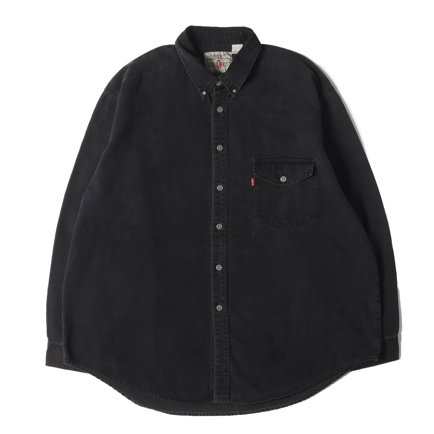Levis | ヴィンテージ リーバイス シャツ ブラック 黒 サイズ XXL モデル RED TAB 90 s デニム メタルボタン BD 60517-1361 トップス カジュアルシャツ