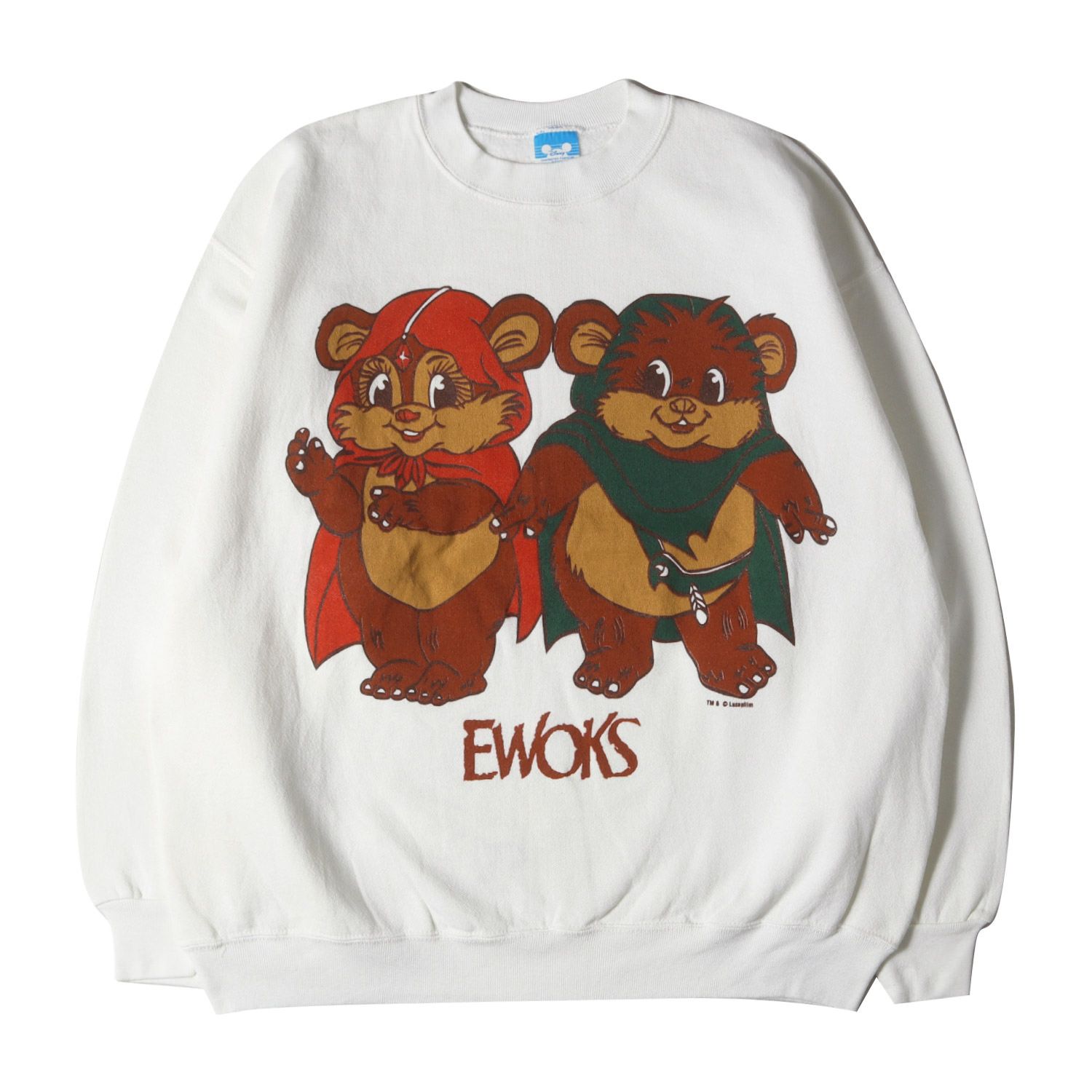 Disney ディズニー | 希少 染込みプリント | 90s イウォーク物語