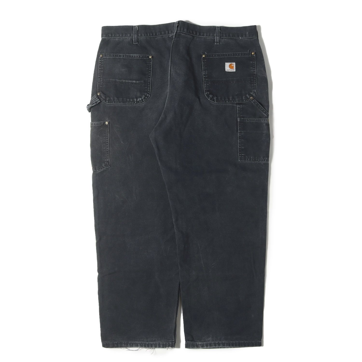 90s Carhartt ブラック ペインターパンツ 42×30 Carhartt カーハート パンツ ブラック 黒 サイズ:42×30 | 雰囲気抜群