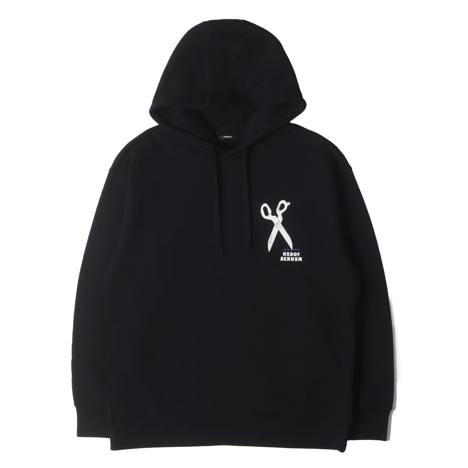 美品】DENHAM デンハム パーカー ブラック 黒 サイズ:S | 22AW Hedof 