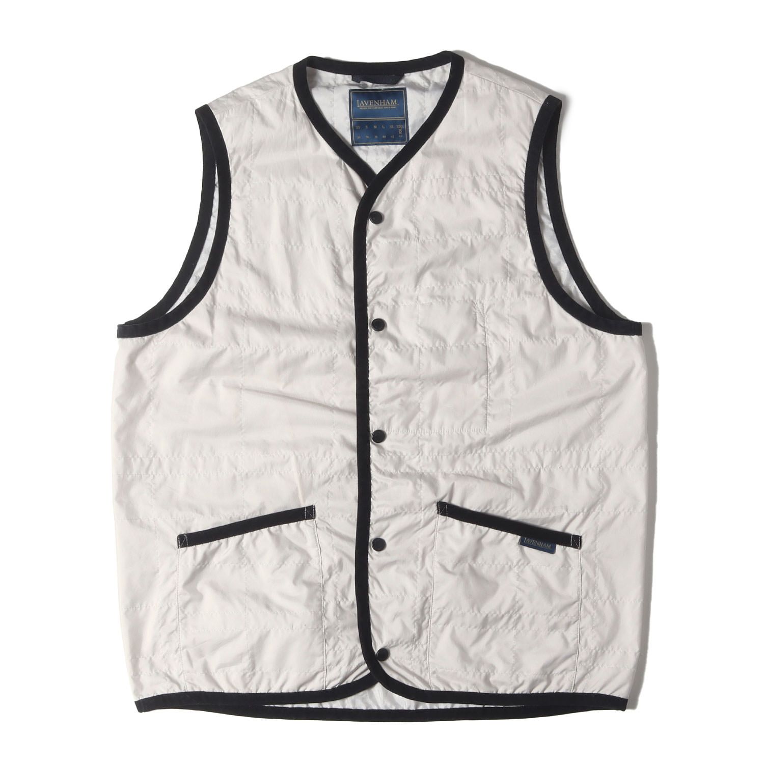 LAVENHAM ラベンハム ベスト ホワイト 白 サイズ:XXL | 25SS レイヤ 