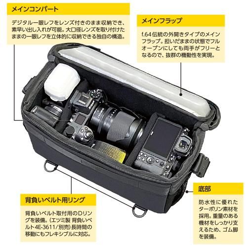 エツミ f.64 F 64 SCPMPRO ショルダーバッグ ブラック