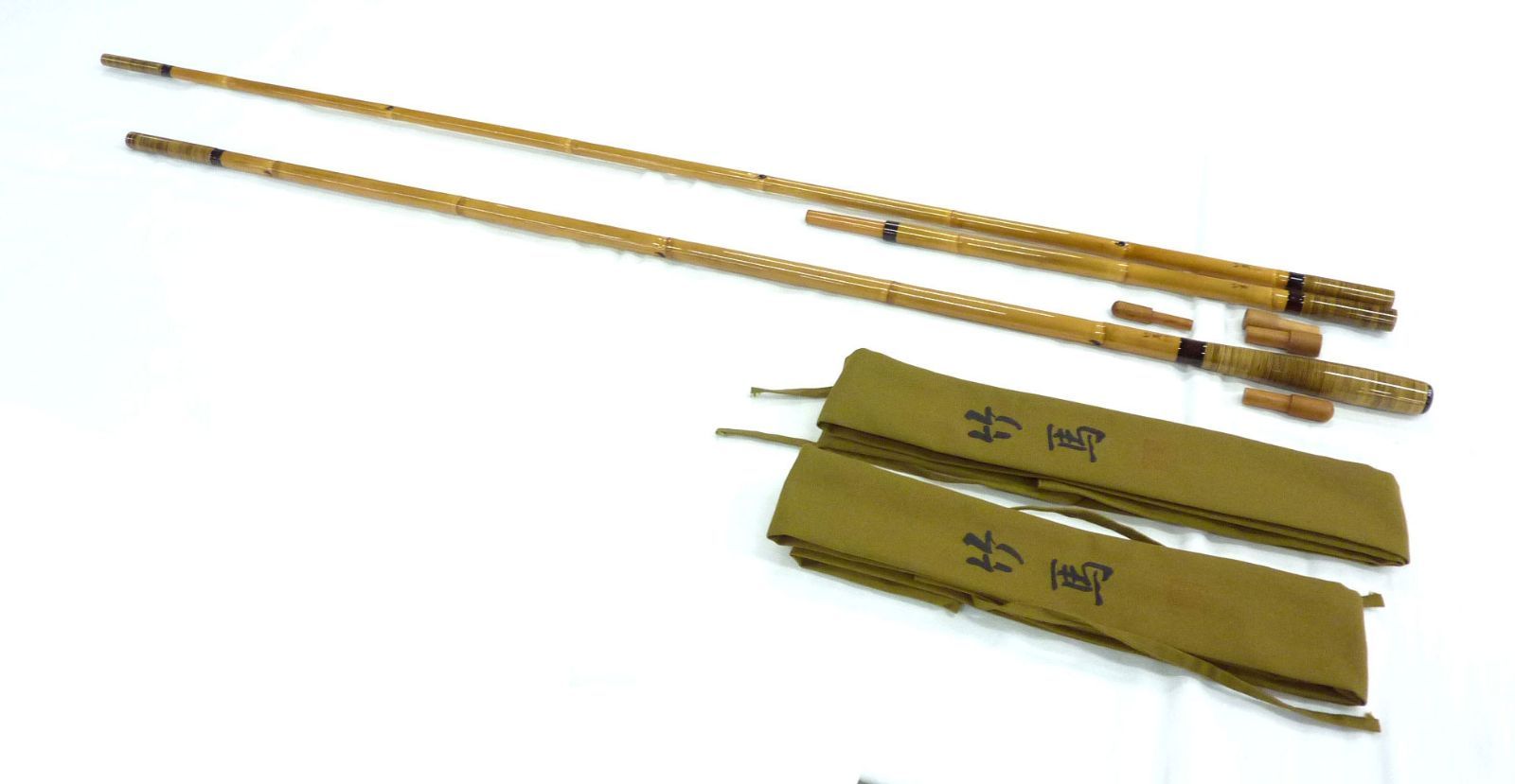 竹馬 竿掛 1本半 玉の柄 セット