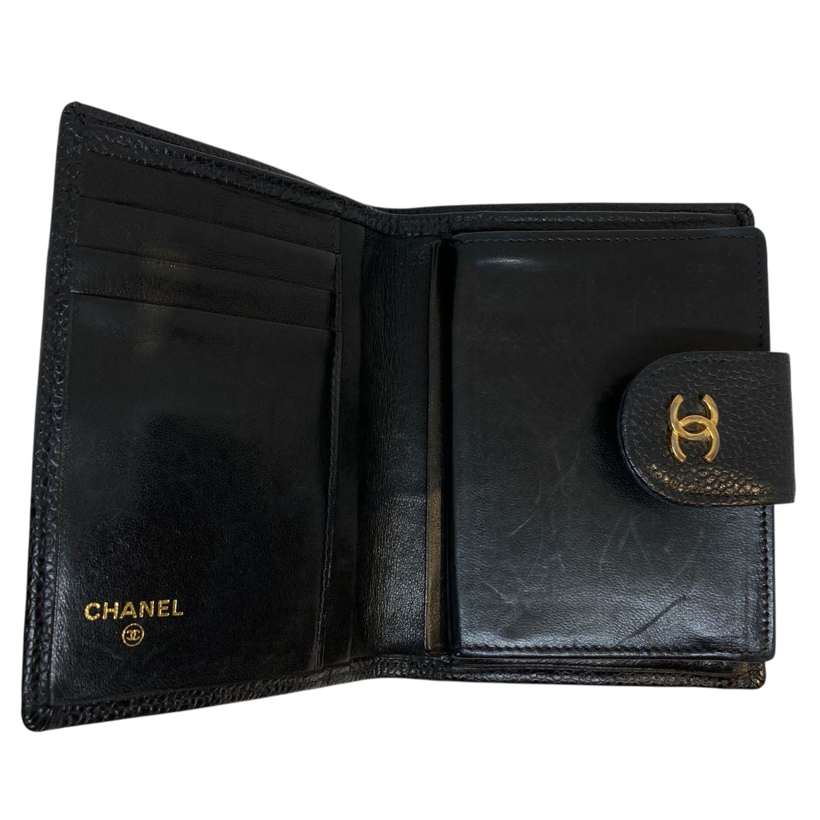 CHANEL シャネル ビコローレ 二つ折り財布 コンパクトウォレット