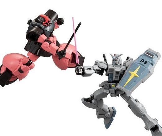 機動戦士ガンダム Gフレーム G-3ガンダム＆シャア専用リック・ドム