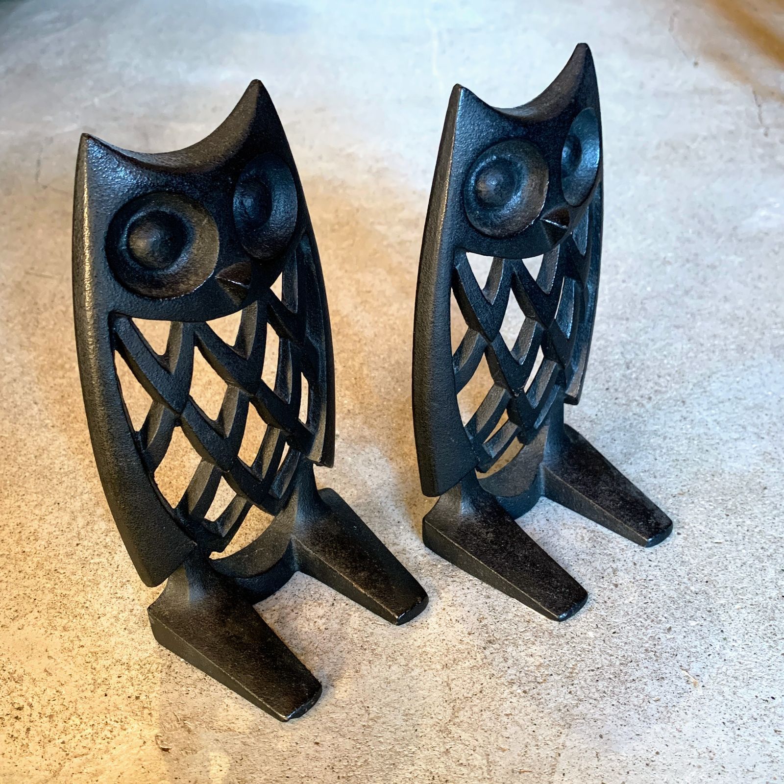 南部鉄器 ふくろう ブックエンド 馬場忠寛 オブジェ /HM-0210 - メルカリ