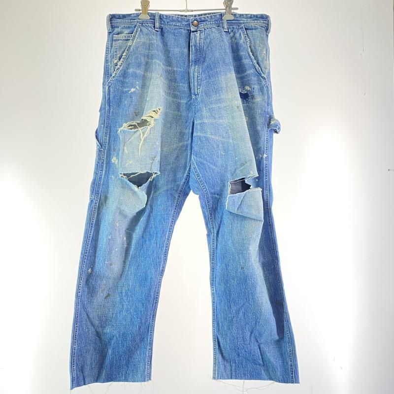 中古】SAINT MICHAEL 24ss DENIM PANTS PAINTER サイズXL SM-YS8-0000