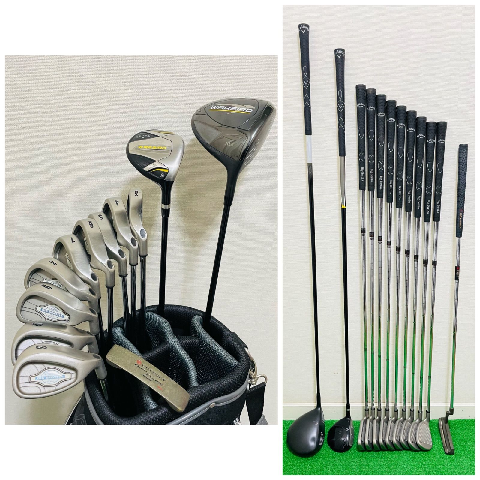 9506 Callaway WARBIRD BIG BERTHA X-12 ODYSSEY キャロウェイ メンズ 