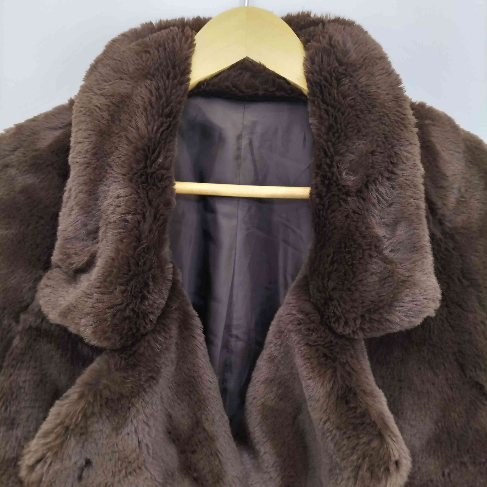 ユーズドフルギ USED古着 23aw エコファーバルーンコート レディース