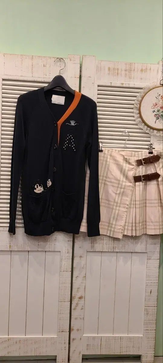 フィリップリム 55 バイカラー カーディガン