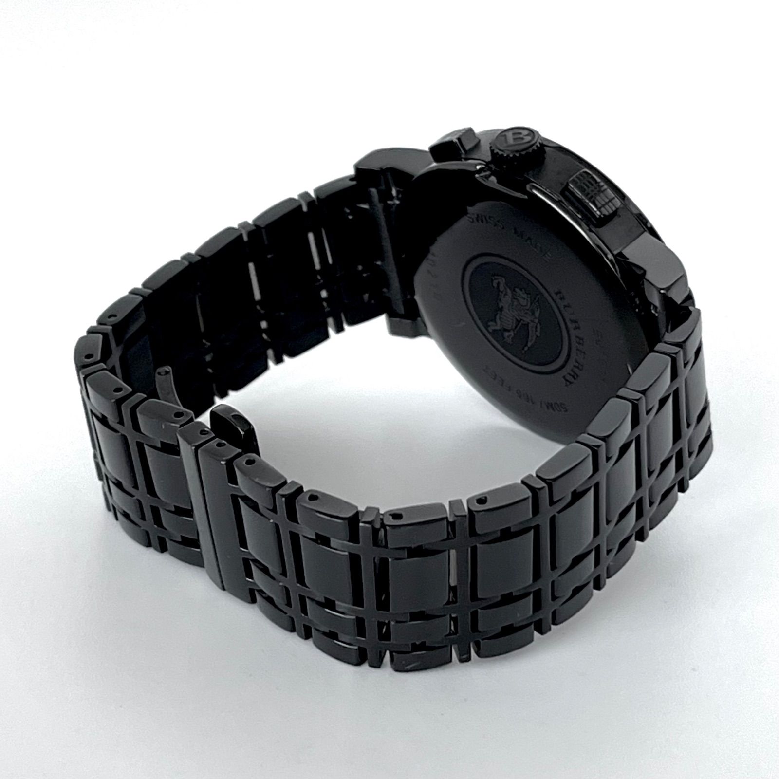 【美品】Burberry BU1373 クロノグラフ メンズ時計 ブラックデイト 楽天市場】バーバリー BURBERRY ヘリテージ クロノグラフ メンズ