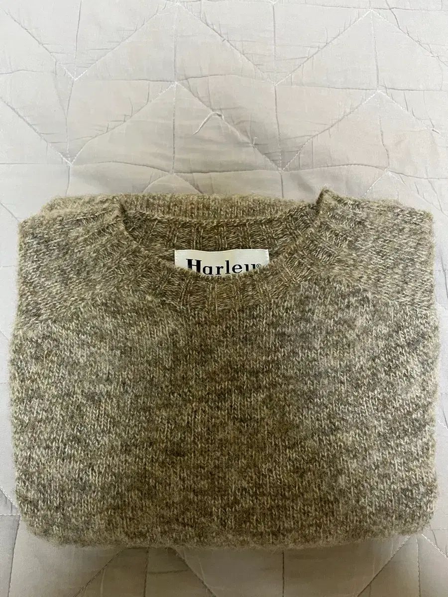 XL ハリー オブ スコットランド シェイキー ドッグ ニット ペブル マッシュルーム