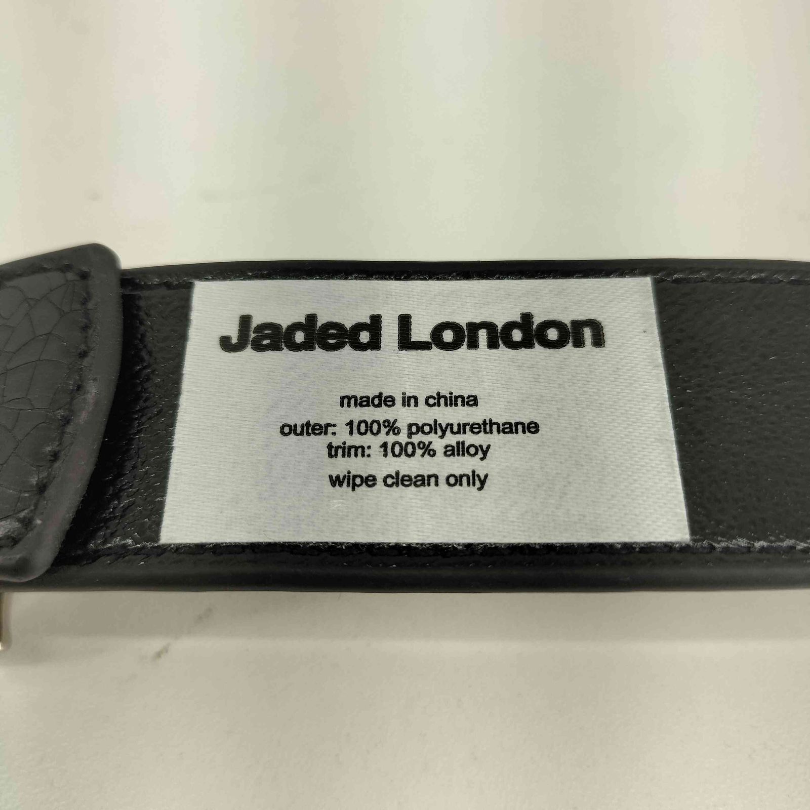ジェイディッドロンドン JADED LONDON Strike Metal Belt メンズ 表記